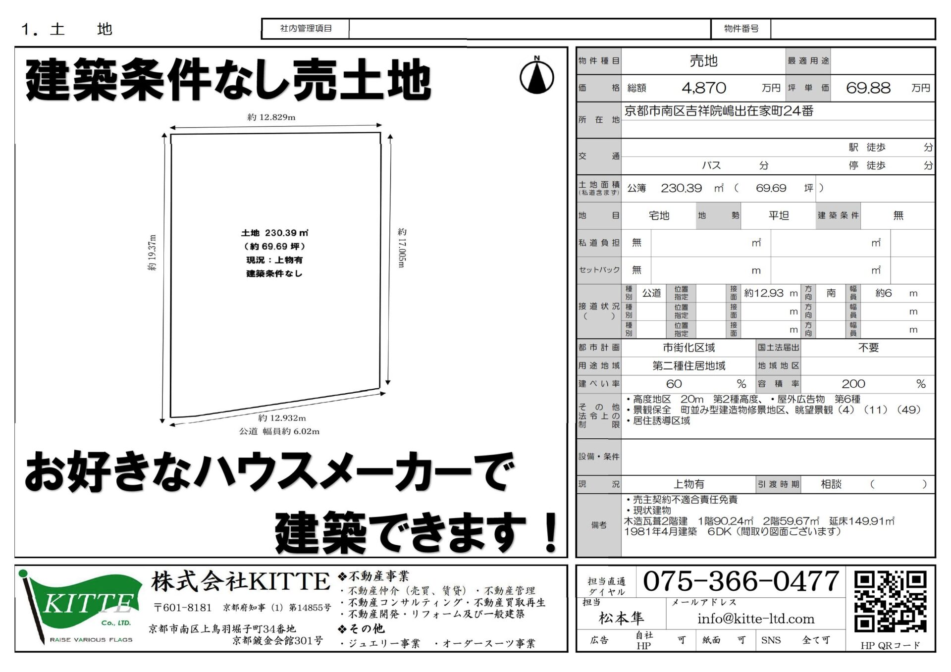 売地物件資料_南区